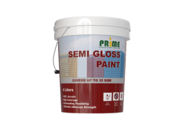 PRIME SEMI GLOSS LATEX PAINT 